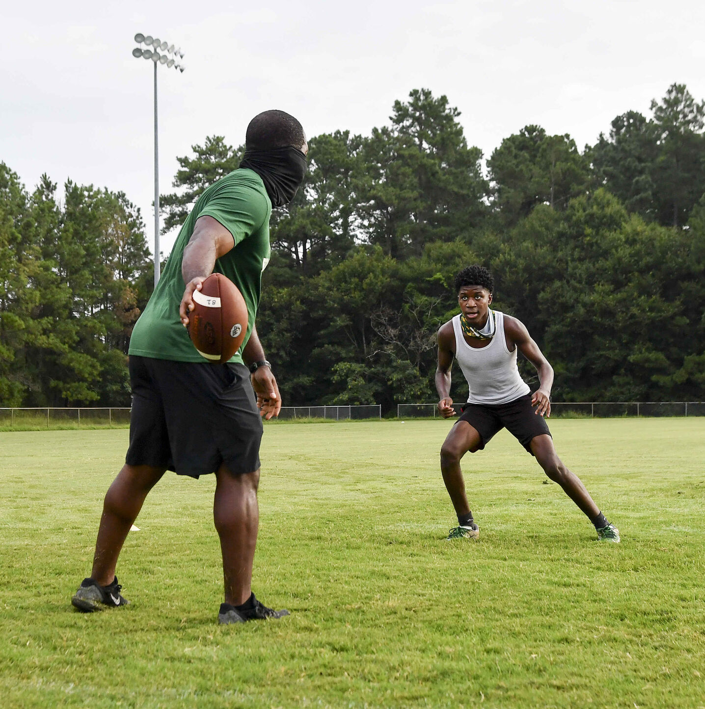 West Florence High School football practice